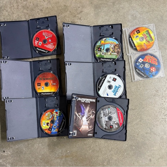 PS2 Kids Game Lot – SpongeBob, TMNT 3, Cars, Incredibles + More - Picture 4 of 4